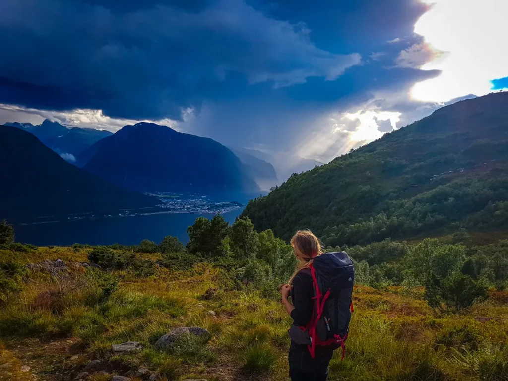 Urlaub in Norwegen auf dem Berg