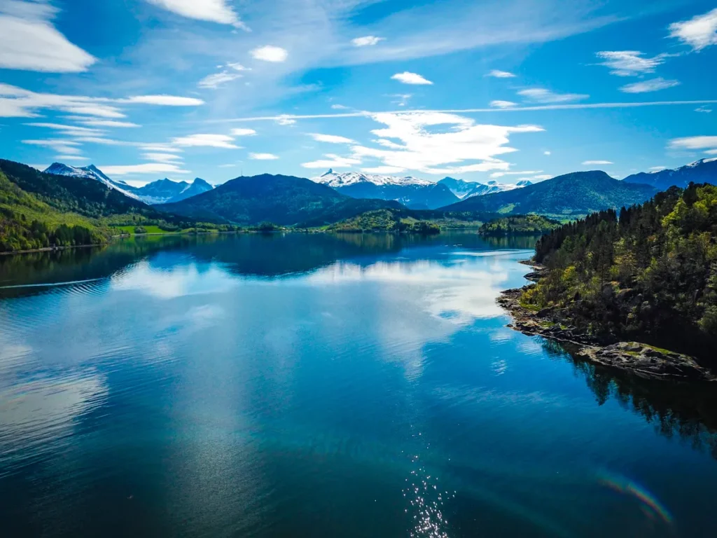 Romsdalfjord von oben
