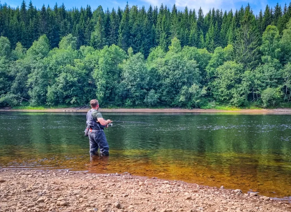 Angeln am see in norwegen