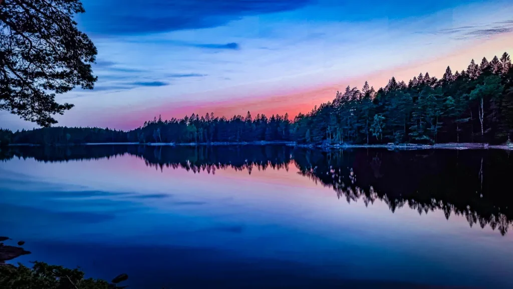 Abendstimmung Angelreise am See