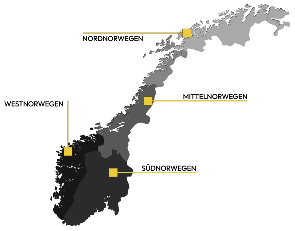 Angelreisen norwegen infokarte