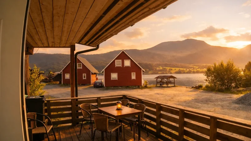 Angelreisen-Norwegen_Lachshütte1_Terrasse